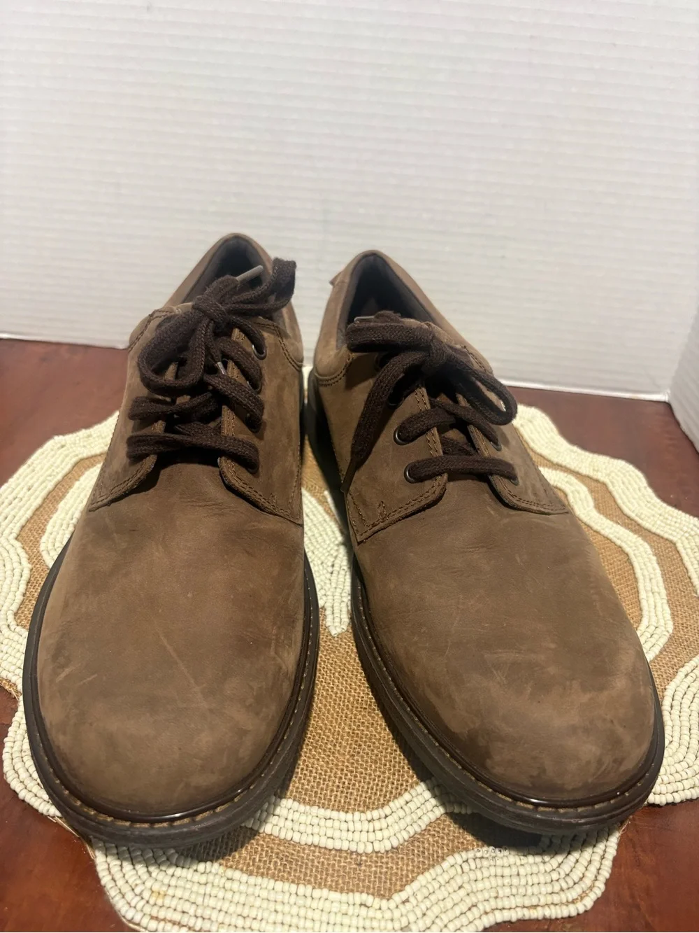 Men's Brown Lace-Up Casual Dress Shoes